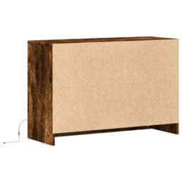 Berkfield Tv Cabinet With Led Smoked Oak 91X34X61 Cm Engineered Wood - thumbnail 8