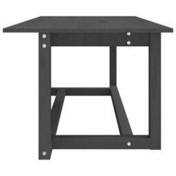 Walplus Coffee Table Grey 110X55X45 Cm Solid Wood Pine - thumbnail 4