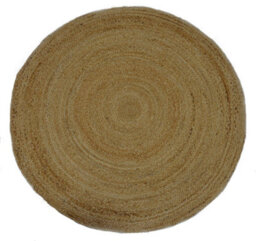 Furniturebox Uk Amir Natural Jute Round Rug 90Cm