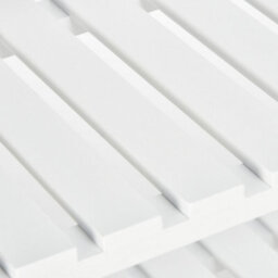 Homcom 3-Tier Shoe Rack Wood Frame Slatted Shelves Open Storage, White - thumbnail 9