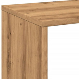 Berkfield Room Divider Bookcase Artisan Oak 69.5X29X69.5 Cm Engineered Wood - thumbnail 9