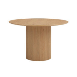 Home Detail Talia Natural Round Japandi Table - thumbnail 3