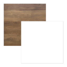Avf 90Cm X 50Cm Whitesands Coffee Table - Satin White & Wood - thumbnail 6