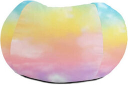 rucomfy Beanbags Rucomfy Indoor Tie Dye Pattern Kids Classic Bean Bag - Multi Colour Soft Comfortable Chair - thumbnail 2