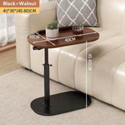 C-Shaped Sofa Side End Table Coffee Laptop Table Living Room Bedroom Adjustable - thumbnail 2