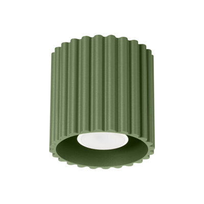 Luminosa Lighting Luminosa Aura Surface Mounted Downlight Olive Green 1X Gu10 - image 1