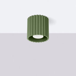 Luminosa Lighting Luminosa Aura Surface Mounted Downlight Olive Green 1X Gu10 - thumbnail 2