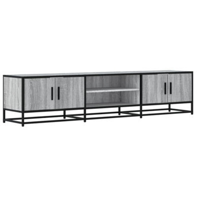 Berkfield Industrial Tv Cabinet Grey Sonoma 180X35X41 Cm Engineered Wood - image 1
