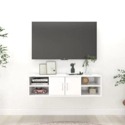 Vidaxl Wall Shelf White 102X30X29 Cm Engineered Wood - thumbnail 1