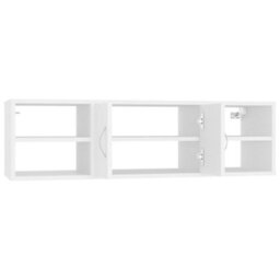 Vidaxl Wall Shelf White 102X30X29 Cm Engineered Wood - thumbnail 5