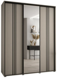 Arte Elegant Dakota Vii Sliding Door Wardrobe 1900mm - Spacious Storage With Mirrored Door, Hanging Rails, And Shelves H2350mm D600mm - thumbnail 1