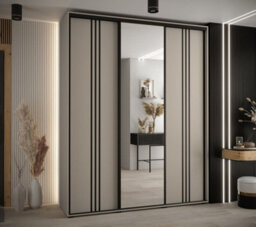 Arte Elegant Dakota Vii Sliding Door Wardrobe 1900mm - Spacious Storage With Mirrored Door, Hanging Rails, And Shelves H2350mm D600mm - thumbnail 2