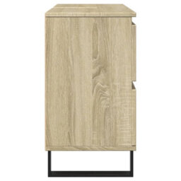 Berkfield Bathroom Cabinet Sonoma Oak 80X33X60 Cm Engineered Wood - thumbnail 4