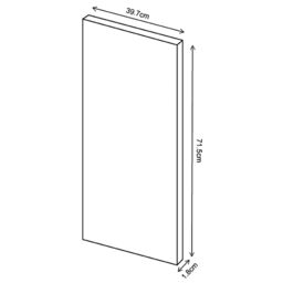 Premium Kitchens Ethos Matt Indigo Modern 4 Drawer Cabinet Front (H)715mm (W)397mm (T)18mm - thumbnail 4