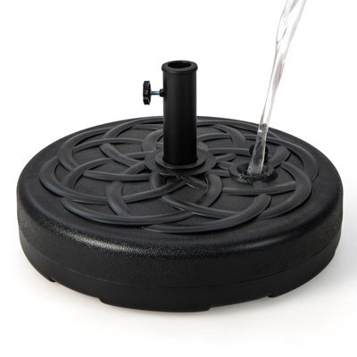 Costway 56Cm Patio Fillable Umbrella Base Stand Water/sand Fit Pole 38 & 48 mm - image 1