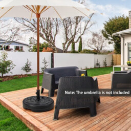 Costway 56Cm Patio Fillable Umbrella Base Stand Water/sand Fit Pole 38 & 48 mm - thumbnail 4