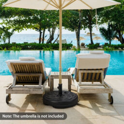 Costway 56Cm Patio Fillable Umbrella Base Stand Water/sand Fit Pole 38 & 48 mm - thumbnail 3