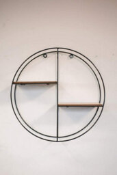 Marco Paul Modern Wooden Round Shaped 2 Tier Floating Shelves - Wall Mounted - thumbnail 7