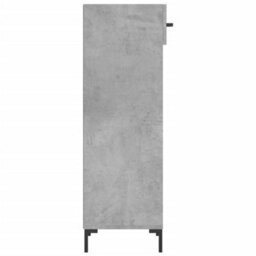 Berkfield Shoe Cabinet Concrete Grey 30X35X105 Cm Engineered Wood - thumbnail 7