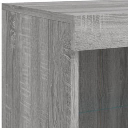Berkfield Sideboard With Led Lights Grey Sonoma 81X37X100 Cm - thumbnail 9