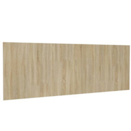 Vidaxl Wall Headboard Sonoma Oak 240X1.5X80 Cm Engineered Wood - thumbnail 1