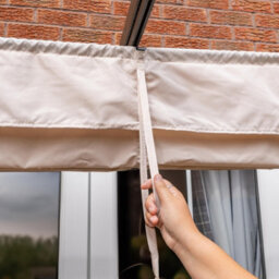 Jack Stonehouse Outdoor Free Standing Pergola - Retractable Water-Resistant Roof Canopy & Steel Frame. For Sun, Bbq, Parties - Beige - 3M X 2.15M - thumbnail 5