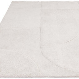 Furniturebox Uk Rift Cream Carved Arches Rug 120X170 - thumbnail 6