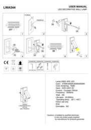 Ultra Beam Lighting Ultrabeam Black Wall Mounted Recessed Bedside Reading Light 3 Watt 3000K Warm White Led - thumbnail 3