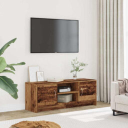 Berkfield Tv Cabinet Old Wood 102X30X37.5 Cm Engineered Wood - thumbnail 3