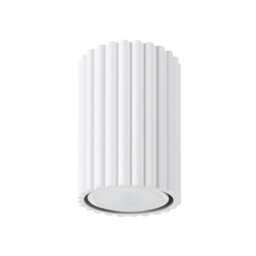 Sollux Lighting Karbon Aluminum White 1 Lights Minimalist Ceiling Light - thumbnail 1