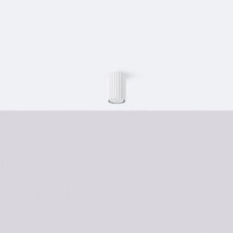 Sollux Lighting Karbon Aluminum White 1 Lights Minimalist Ceiling Light - thumbnail 2