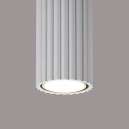 Sollux Lighting Karbon Aluminum White 1 Lights Minimalist Ceiling Light - thumbnail 7