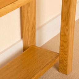 Newlyn Oak 85Cm Console Table With Drawers - By Roseland Furniture - thumbnail 7