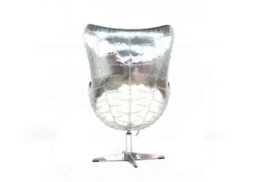 Union Jack Aviator Retro Swivel Egg Chair In Soft Real Velvet - thumbnail 8