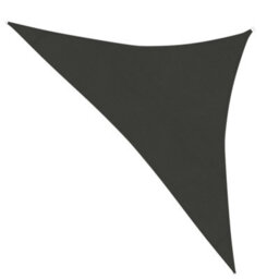 Berkfield Sunshade Sail 160 G/m2 Anthracite 2.5X2.5X3.5 M Hdpe - thumbnail 1
