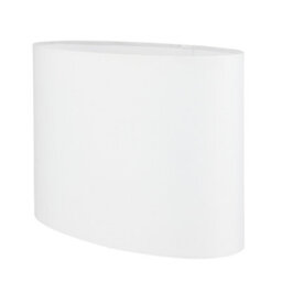 Pacific Lifestyle 25Cm Ivory Oval Poly Cotton Lampshade - thumbnail 4