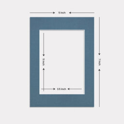 Ak Frames 7X5 Pompadour Picture Mounts To Fit 5X3.5 Aperture Size - Mount Board Only (No Frame Included) - thumbnail 3