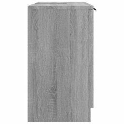Berkfield Classic Bathroom Cabinet Grey Sonoma 64.5X33.5X59 Cm Engineered Wood - thumbnail 8