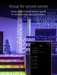 Twinkly Icicle App-Controlled Led Christmas Lights With 190 Rgb (16 Million Colours) Clear Wire. Indoor And Outdoor Smart Lighting - thumbnail 5