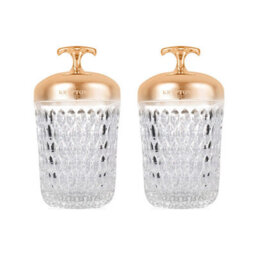Krypton Pair Of 2 Rechargeable Table Lamp 2 Hours 3 Stepless Dimming, Gold - thumbnail 1