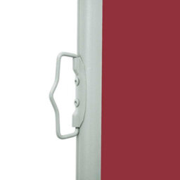 Walplus Patio Retractable Side Awning Garden Sun Shade Canopy Gazebo For Back Door, Porch, Patio 600X160 Cm Red - thumbnail 5