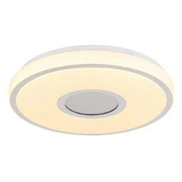 Luminosa Lighting Luminosa Astania Decorative Flush Ceiling Light White Center Tunnel Effect Led 3000K - thumbnail 4