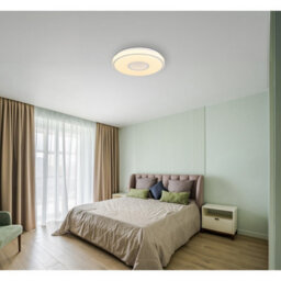 Luminosa Lighting Luminosa Astania Decorative Flush Ceiling Light White Center Tunnel Effect Led 3000K - thumbnail 7