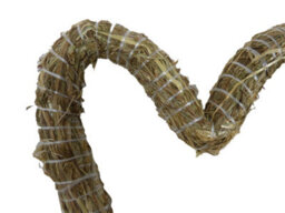 Decoris 30Cm Heart Straw Wreath Make Your Own Christmas Door Wreath Floral Craft Heart - thumbnail 3