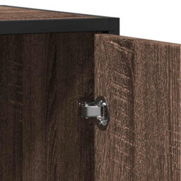 Berkfield Sideboard Brown Oak 94X35X76 Cm Engineered Wood - thumbnail 8