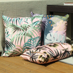 Furn. Leafy Uv & Water Resistant Outdoor Polyester Filled Cushion - thumbnail 4