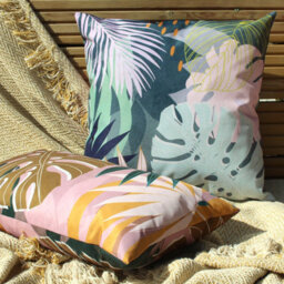 Furn. Leafy Uv & Water Resistant Outdoor Polyester Filled Cushion - thumbnail 3