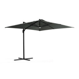 Breeins Grey Garden 3-Tier Umbrella Outdoor Patio Umbrellas Parasol For Beach Backyard And Pool With Base - thumbnail 6
