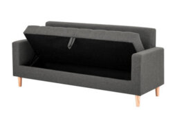 Mattress Guru Modern Smart Sofa In A Box, Grey Fabric Sofa With Hidden Storage, 3 Seater - thumbnail 2