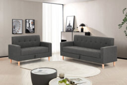 Mattress Guru Modern Smart Sofa In A Box, Grey Fabric Sofa With Hidden Storage, 3 Seater - thumbnail 5